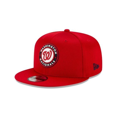 Washington Nationals Gorra | New Era MLB Clubhouse Collection 9fifty Snapback Cap Mexico - Rojos